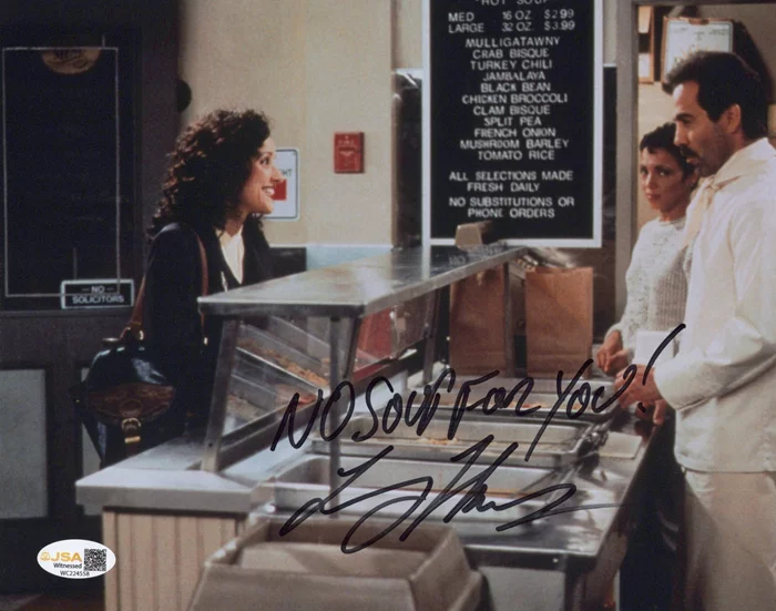 Larry Thomas autograph