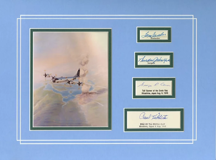 Enola Gay autograph