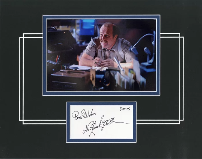 M. Emmet Walsh autograph