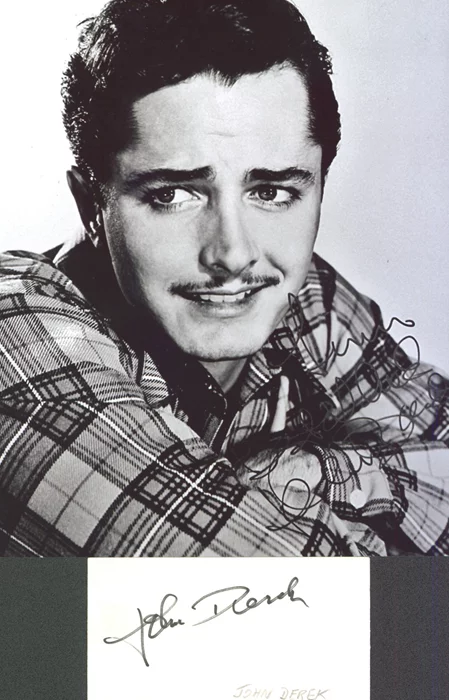 John Derek autograph