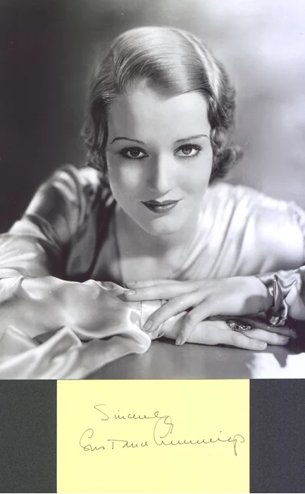 Constance Cummings autograph