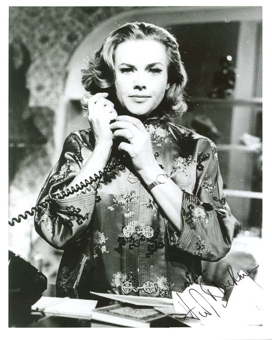 Honor Blackman autograph