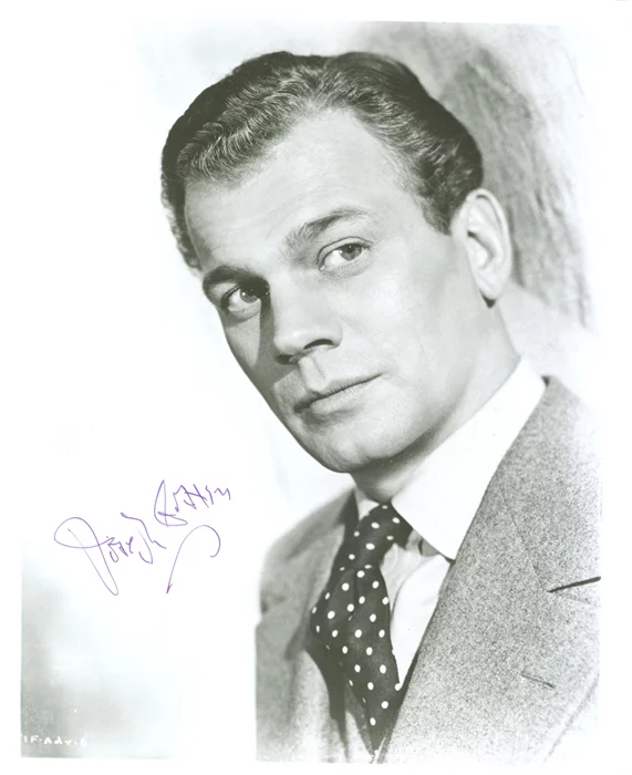 Joseph Cotten autograph