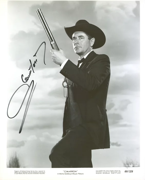 Glenn Ford autograph