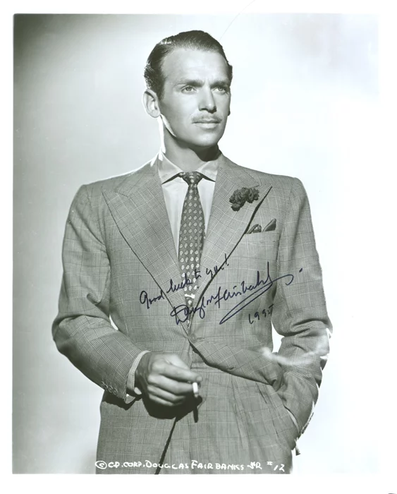 Douglas Fairbanks, Jr. autograph