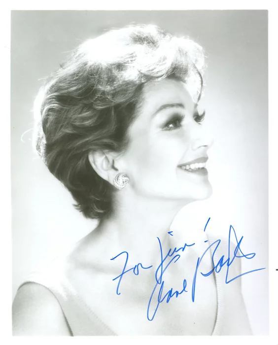 Anne Baxter autograph
