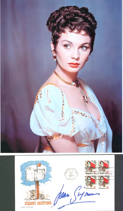 Jean Simmons autograph