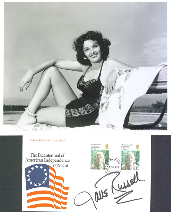 Jane Russell autograph