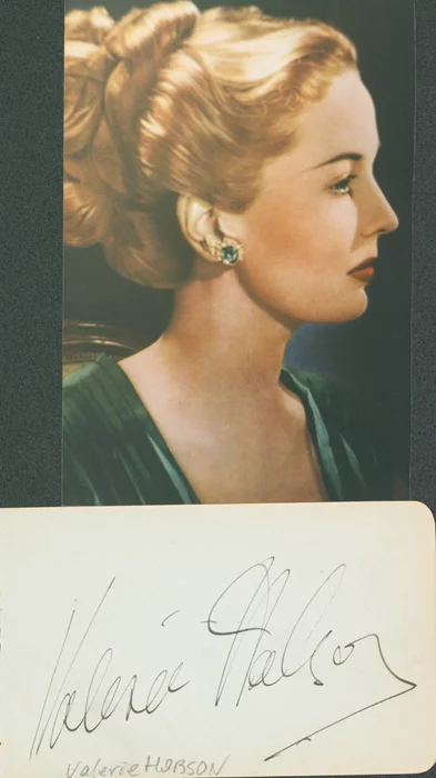 Valerie Hobson autograph