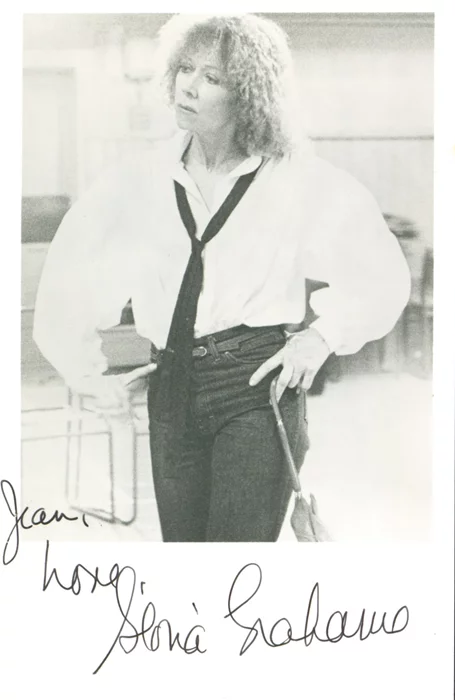 Gloria Grahame autograph