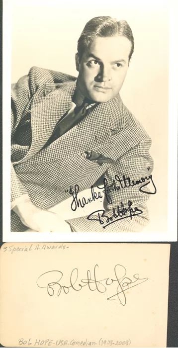 Bob Hope autograph
