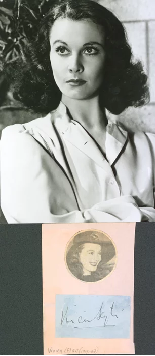 Vivien Leigh autograph