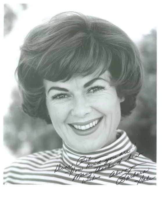 Barbara Hale autograph