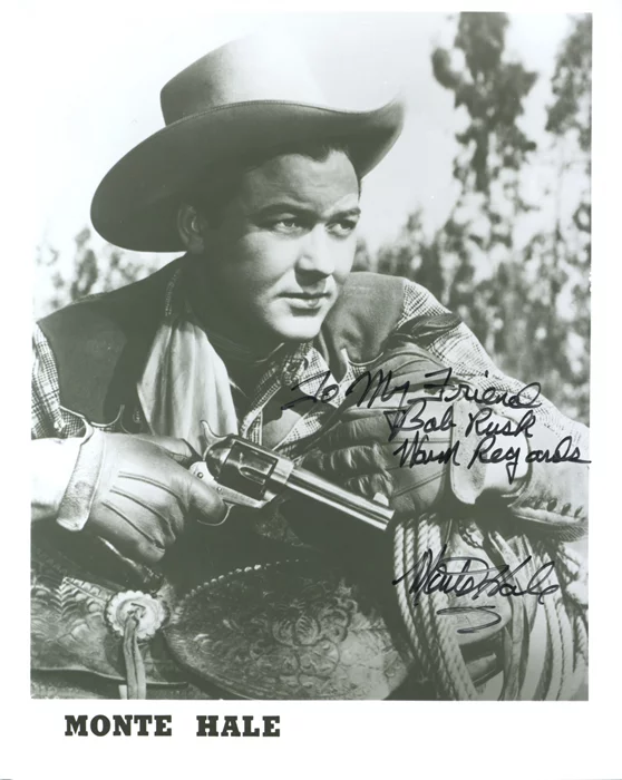 Monte Hale autograph