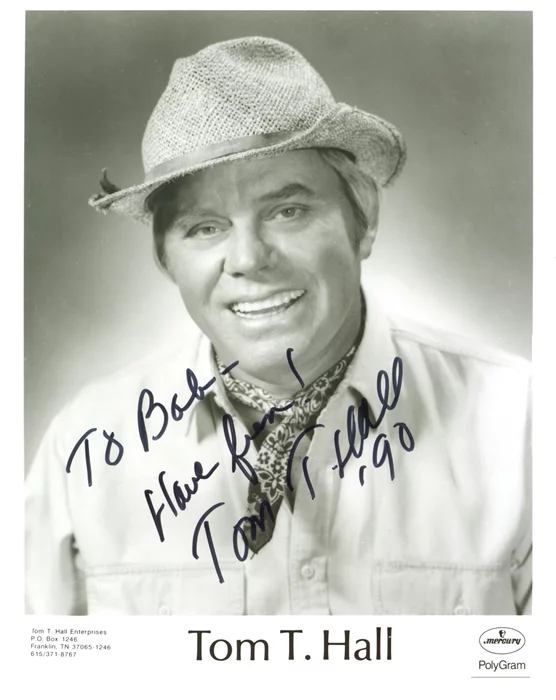 Tom T. Hall autograph