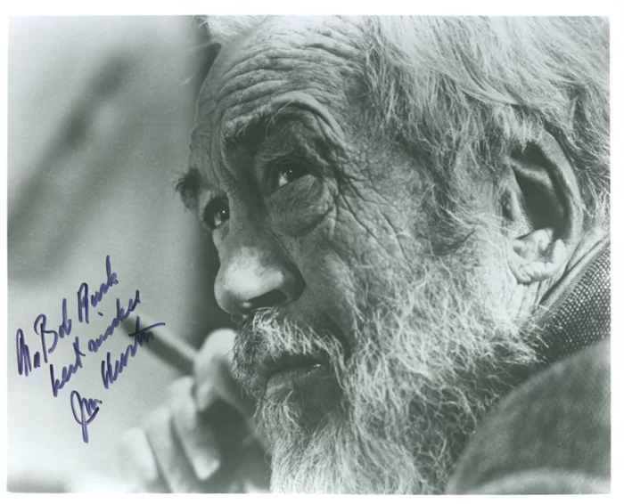 John Huston autograph