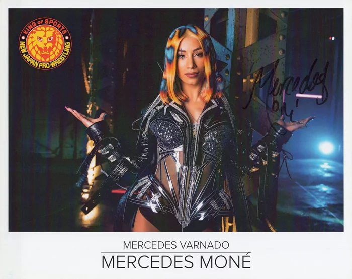 Mercedes Mone autograph