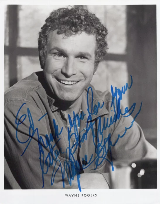 Wayne Rogers autograph
