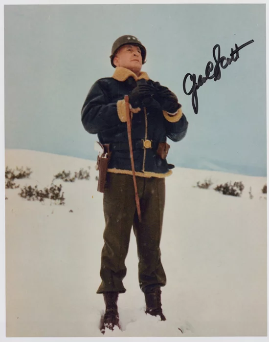 George C. Scott autograph
