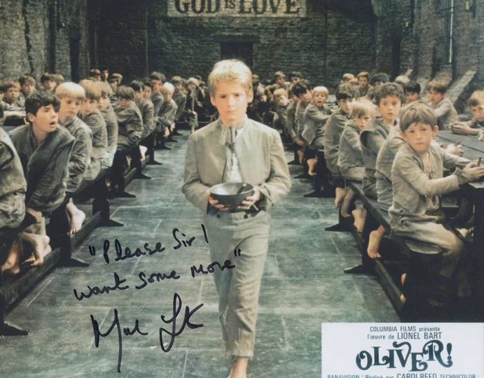 Mark Lester autograph