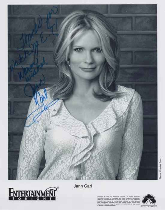 Jann Carl autograph