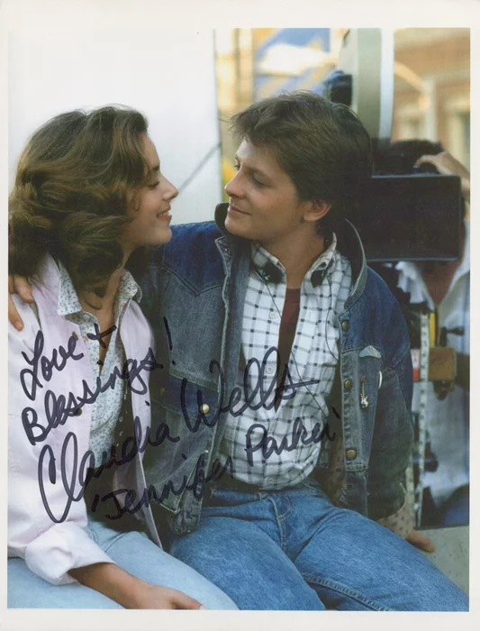 Claudia Wells autograph