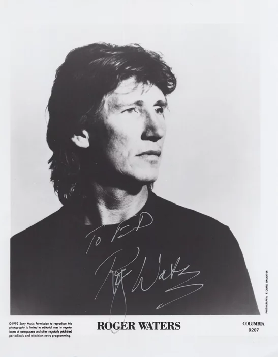 Roger Waters autograph