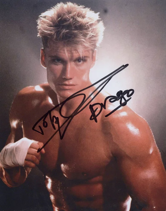 Dolph Lundgren autograph