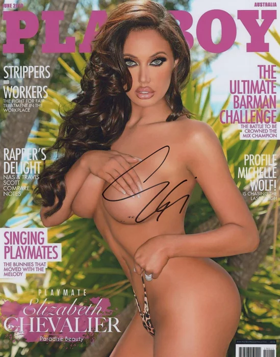 Elizabeth Marie Chevalier autograph