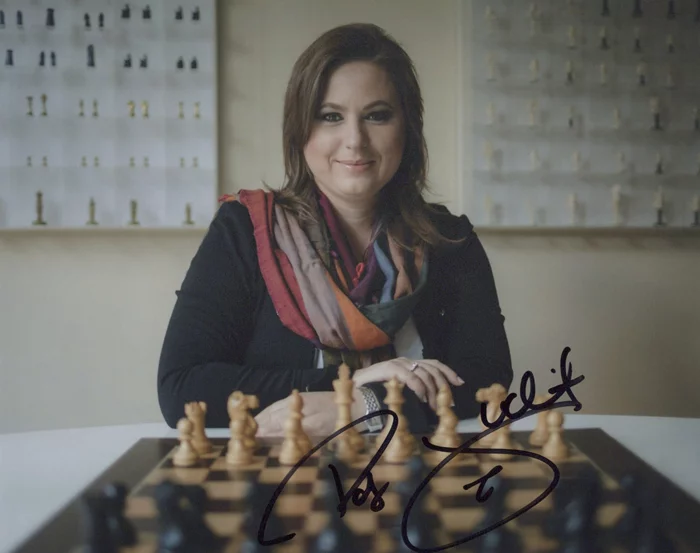 Judit Polgar autograph