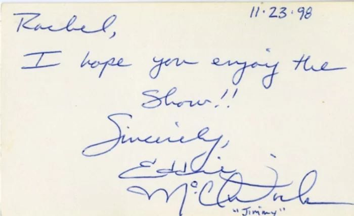 Eddie McClintock autograph