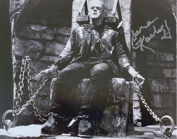 Sara Karloff autograph