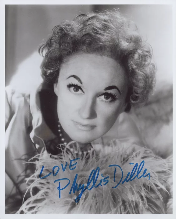 Phyllis Diller autograph