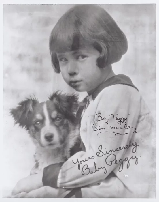 Baby Peggy autograph