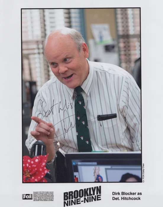 Dirk Blocker autograph