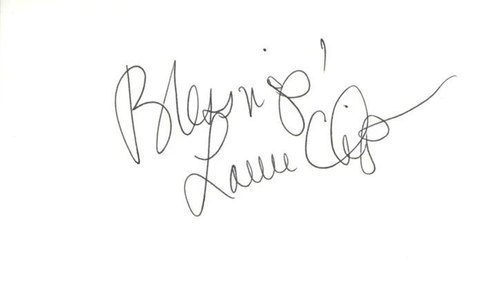 Lauren Chapin autograph