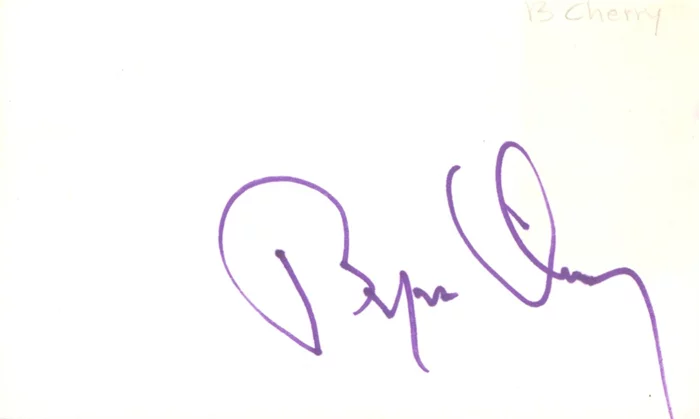 Byron Cherry autograph