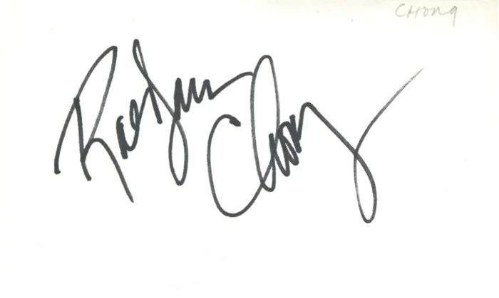 Rae Dawn Chong autograph