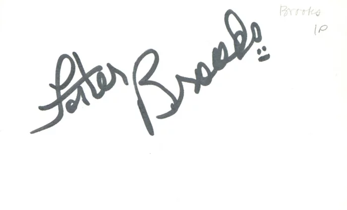 Foster Brooks autograph