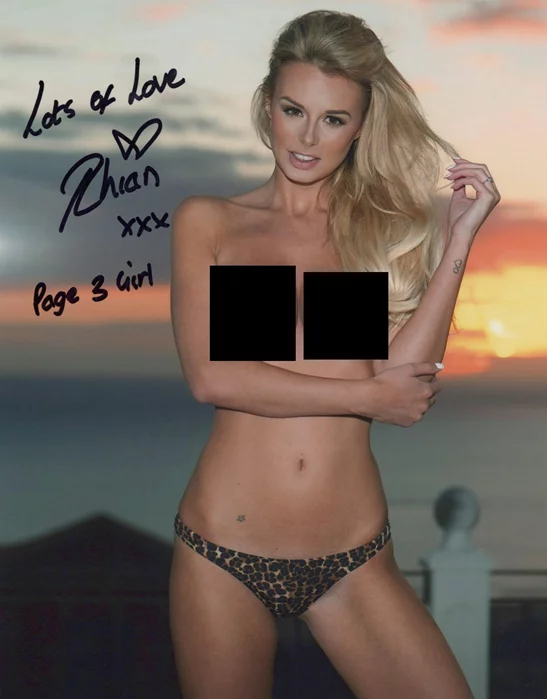 Rhian Sugden autograph