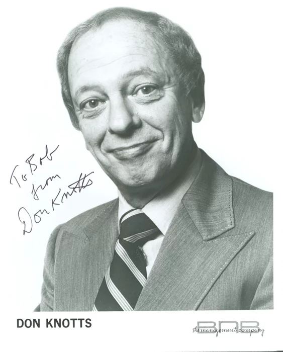 Don Knotts autograph