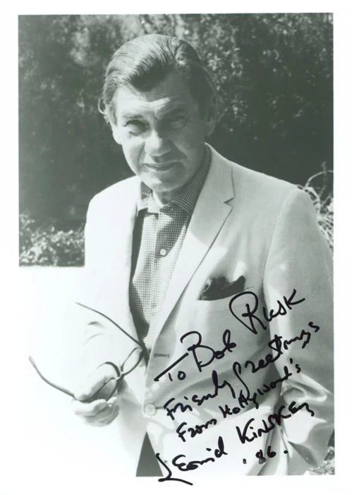 Leonid Kinskey autograph