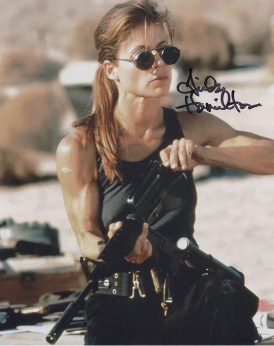 Linda Hamilton autograph