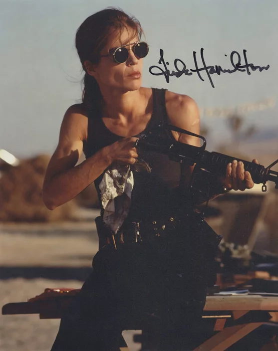 Linda Hamilton autograph
