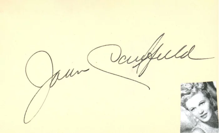 Joan Caulfield autograph