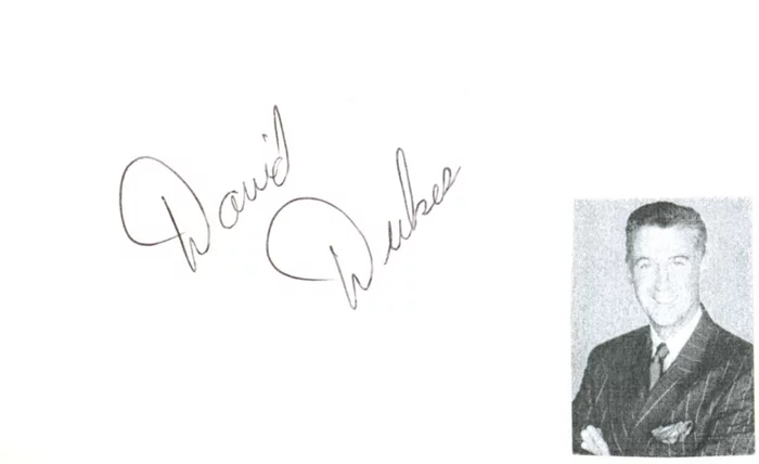 David Dukes autograph