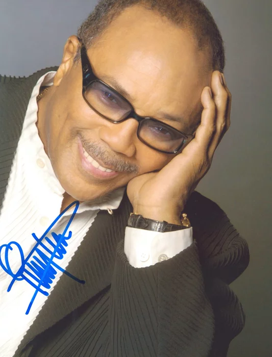 Quincy Jones autograph