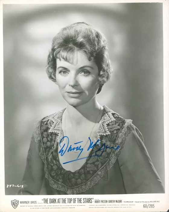 Dorothy McGuire autograph