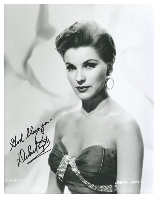 Debra Paget autograph