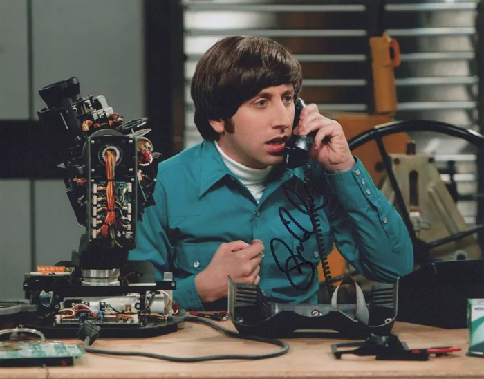 Simon Helberg autograph